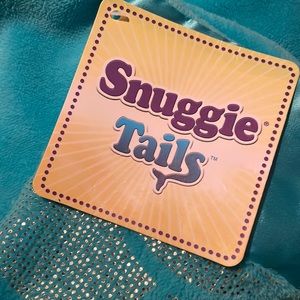 Original Adult XL Snuggie Tail Mermaid Tail Blanket Turquoise & Gold RARE NEW
